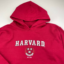 Load image into Gallery viewer, Unisex GILDAN, fleece-lined hoodie sweater, Harvard, FUC, size 7-8,  
