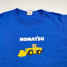Load image into Gallery viewer, Boys GILDAN, cotton tee / top, KOMATSU digger (XS), armpit-armpit: 38cm, FUC, size 7-8,  
