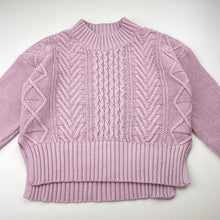 Load image into Gallery viewer, Girls Anko, knitted cropped sweater / jumper, FUC, size 9,  