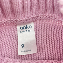 Load image into Gallery viewer, Girls Anko, knitted cropped sweater / jumper, FUC, size 9,  