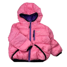 Load image into Gallery viewer, Girls Traveler, reversible down/feather filled jacket/coat, GUC, size 2,  