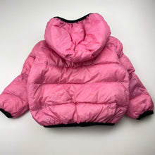 Load image into Gallery viewer, Girls Traveler, reversible down/feather filled jacket/coat, GUC, size 2,  