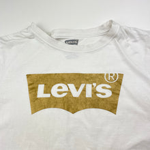 Load image into Gallery viewer, Unisex Levi's, white cotton tee / top (cracked print), FUC, size 12-13,  