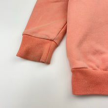 Load image into Gallery viewer, Girls Minti, fleece-lined stretchy sweater / jumper, unicorn (marks lower front &amp; cuffs), FUC, size 5,  