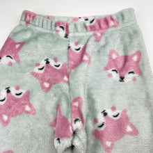 Load image into Gallery viewer, Girls Baby Berry, fleece winter pyjama pants / bottoms, FUC, size 1,  