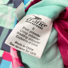 Load image into Gallery viewer, Girls Crane, SNOW EXTREME ski jacket / coat, GUC, size 6,  