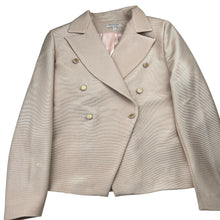 Load image into Gallery viewer, Girls Child by Petals Ink, gold blazer / jacket, made in Australia (small mark right sleeve), FUC, size 14,  