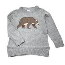 Load image into Gallery viewer, Boys Anko, knitted cotton sweater / jumper, bear, GUC, size 3,  
