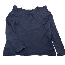 Load image into Gallery viewer, Girls Country Road, navy cotton long sleeve top, wash fade, FUC, size 7,  