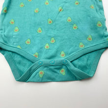 Load image into Gallery viewer, Unisex Next, cotton bodysuit / romper, avocado, FUC, size 0,  