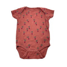 Load image into Gallery viewer, Unisex Next, cotton bodysuit / romper, radish, FUC, size 0,  