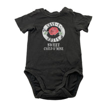 Load image into Gallery viewer, Unisex H&amp;M, GUNS N ROSES organic cotton bodysuit / romper, GUC, size 0,  
