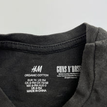 Load image into Gallery viewer, Unisex H&amp;M, GUNS N ROSES organic cotton bodysuit / romper, GUC, size 0,  