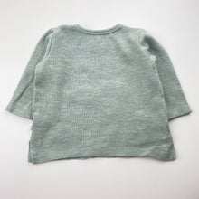 Load image into Gallery viewer, Unisex Wilson + Frenchy, waffle organic cotton long sleeve top, FUC, size 0,  