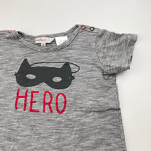 Load image into Gallery viewer, Boys Fox &amp; Finch, cotton romper, superhero, FUC, size 0,  