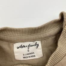 Load image into Gallery viewer, Unisex Wilson + Frenchy, organic cotton tee / top, tiger, GUC, size 0,  