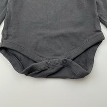 Load image into Gallery viewer, Unisex Next, grey cotton bodysuit / romper, FUC, size 0,  