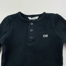 Load image into Gallery viewer, Unisex Country Road, waffle organic cotton blend romper, wash fade, FUC, size 0,  