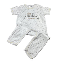 Load image into Gallery viewer, Unisex CLICKS, cotton romper, stars, GUC, size 1,  