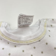 Load image into Gallery viewer, Unisex CLICKS, cotton romper, stars, GUC, size 1,  