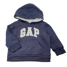 Load image into Gallery viewer, Unisex GAP, navy fleece lined hoodie sweater, FUC, size 2,  