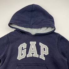 Load image into Gallery viewer, Unisex GAP, navy fleece lined hoodie sweater, FUC, size 2,  