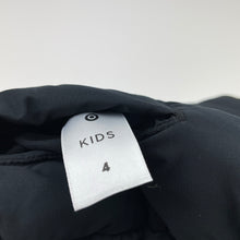 Load image into Gallery viewer, Boys Target, reversible black / camo print puffer vest, GUC, size 4,  