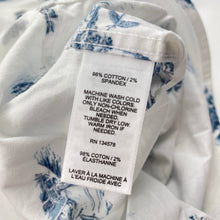 Load image into Gallery viewer, Boys Vineyard Vines, stretch cotton short sleeve shirt, light mark front hem, FUC, size 12-14,  