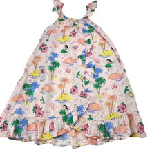 Load image into Gallery viewer, Girls Cotton On, lightweight cotton summer dress, no size, armpit to armpit: 30.5cm, FUC, size 5, L: 68cm