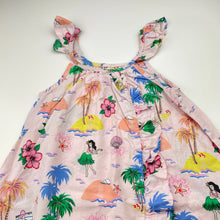 Load image into Gallery viewer, Girls Cotton On, lightweight cotton summer dress, no size, armpit to armpit: 30.5cm, FUC, size 5, L: 68cm