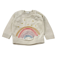Load image into Gallery viewer, Girls Target, embroidered knitted cotton sweater / jumper, FUC, size 00,  