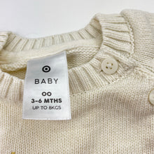 Load image into Gallery viewer, Girls Target, embroidered knitted cotton sweater / jumper, FUC, size 00,  