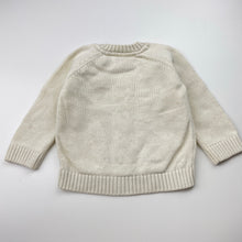 Load image into Gallery viewer, Girls Target, embroidered knitted cotton sweater / jumper, FUC, size 00,  
