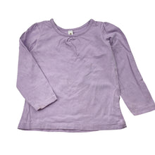 Load image into Gallery viewer, Girls Dymples, purple long sleeve tee / top, FUC, size 2,  