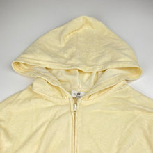 Load image into Gallery viewer, Girls H&amp;M, lemon terry cropped zip hoodie sweater, EUC, size 11-12,  