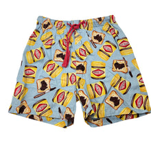 Load image into Gallery viewer, Unisex Peter Alexander, Vegemite lightweight cotton pyjama shorts, GUC, size 8,  