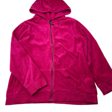 Load image into Gallery viewer, Girls L&amp;D, velour zip up track top, GUC, size 12,  