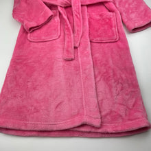 Load image into Gallery viewer, Girls Target, soft fleece dressing gown / bath robe, GUC, size 7,  