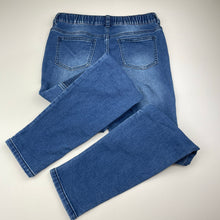 Load image into Gallery viewer, Girls Target, knit stretch denim leggings / jeggings, elasticated, Inside leg: 64cm, GUC, size 12,  