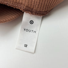 Load image into Gallery viewer, Girls Target, ribbed bootcut leggings, elasticated, Inside leg: 66cm, GUC, size 12,  