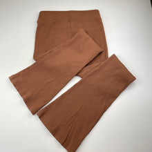 Load image into Gallery viewer, Girls Target, ribbed bootcut leggings, elasticated, Inside leg: 66cm, GUC, size 12,  