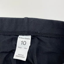 Load image into Gallery viewer, Girls Brilliant Basics, black stretchy leggings, Inside leg: 54cm, EUC, size 10,  
