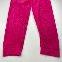 Load image into Gallery viewer, Girls L&amp;D, velour track pants, elasticated, Inside leg: 64cm, GUC, size 12,  