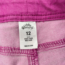 Load image into Gallery viewer, Girls Miss Understood, lightweight stretch denim pants, adjustable, Inside leg: 58cm, EUC, size 12,  