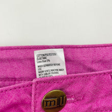 Load image into Gallery viewer, Girls Miss Understood, lightweight stretch denim pants, adjustable, Inside leg: 58cm, EUC, size 12,  