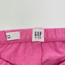 Load image into Gallery viewer, Girls GAP, pink marle &amp; silver glitter leggings, Inside leg: 64cm, NEW, size 12-13,  