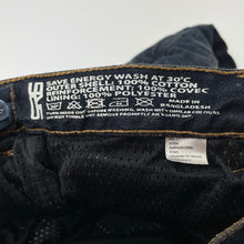 Load image into Gallery viewer, Boys Bull-It, covec lined motorcycle denim jeans, adjustable, Inside leg: 53.5cm, GUC, size 7-8,  