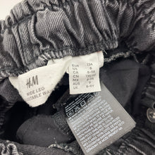 Load image into Gallery viewer, Girls H&amp;M, wide leg denim jeans, adjustable, Inside leg: 54cm, GUC, size 9,  