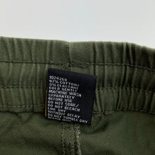 Load image into Gallery viewer, Boys Tilt, khaki stretch cotton pants, elasticated, Inside leg: 66cm, EUC, size 12,  