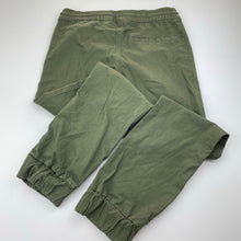 Load image into Gallery viewer, Boys Tilt, khaki stretch cotton pants, elasticated, Inside leg: 66cm, EUC, size 12,  